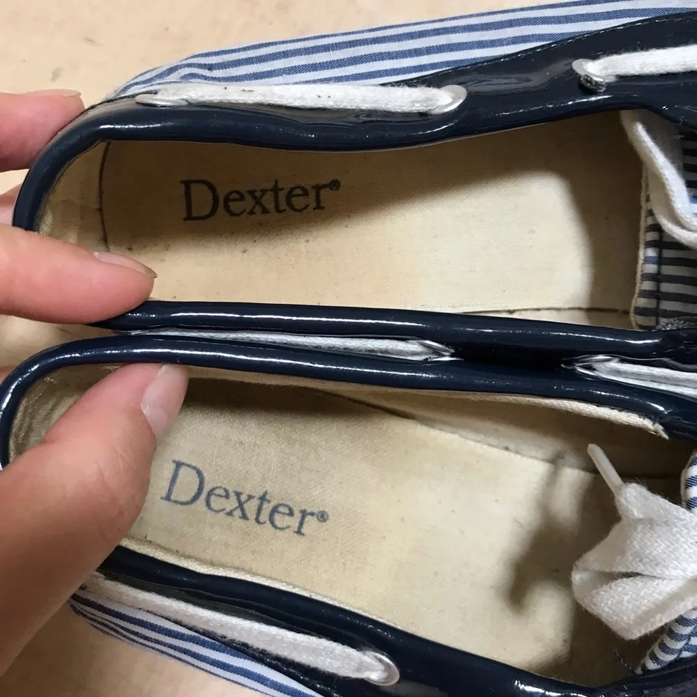 Dexter Canvas Boat Shoe Flats Size 9